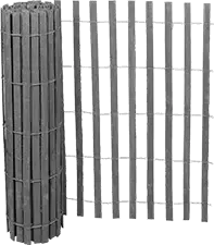An image of a wooden fence, representing professional deck and fence repair services.
