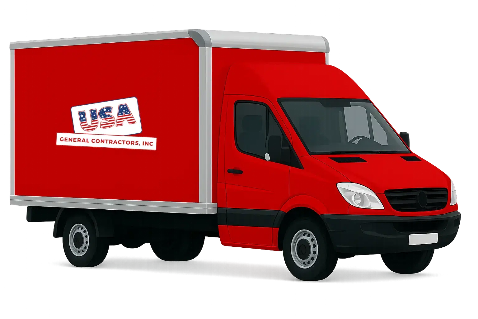 USA General Contractors company truck